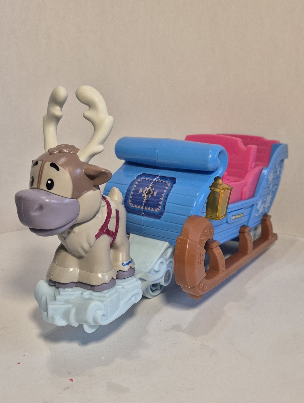 Fisher-Price Little People Frozen Sled With Sven